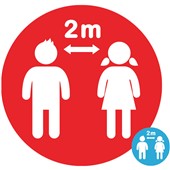 School Social Distance Keep 2 Metres Apart Floor Markers