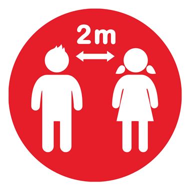 School Social Distance Keep 2 Metres Apart Floor Markers School Social Distance Keep 2 Metres Apart Floor Markers