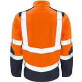 Supertouch Orange/Navy Hi Vis Two Tone Softshell Jacket
