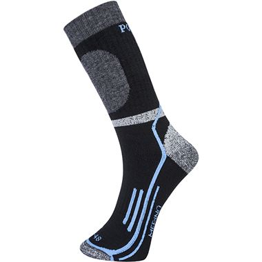 Portwest SK34 Black Thermal Winter Merino Socks - Price per pair