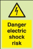 danger electric shock risk 