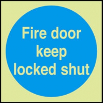 fire door keep locked shut 