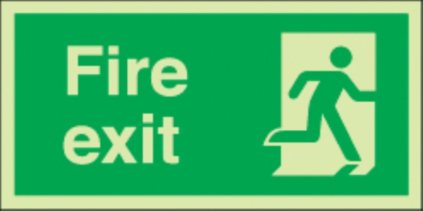 fire exit right  