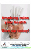 Smoking ruins your health 