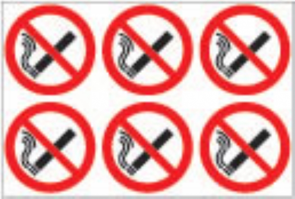 24 No smoking symbols 
