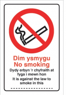 No Smoking..../welsh 