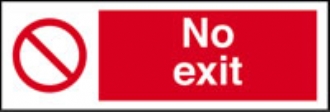 no exit 