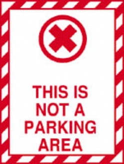 this is not a parking area 