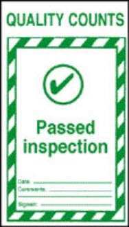passed inspection 