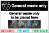 General Waste foamex wall 