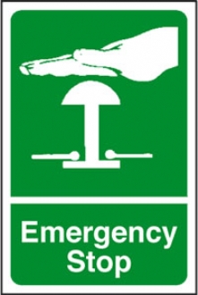 emergency stop (red)