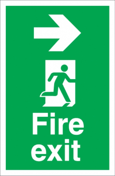Fire Exit arrow right 