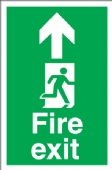Fire exit arrow up  