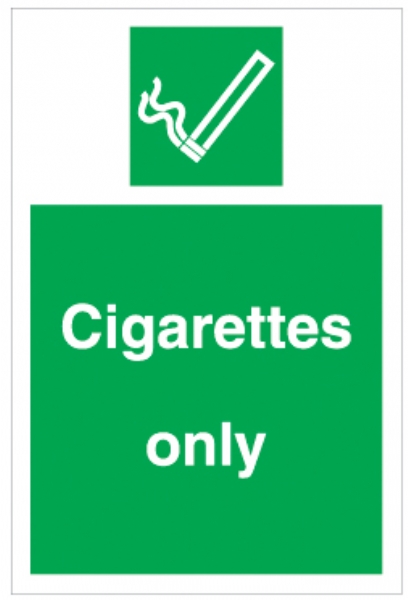 Cigarettes only 
