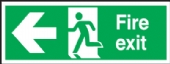 fire exit arrow left  