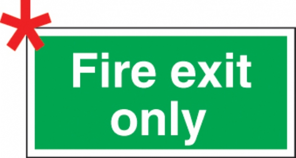 fire exit only