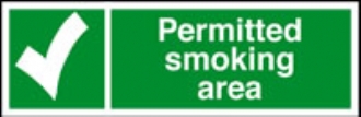 permitted smoking area
