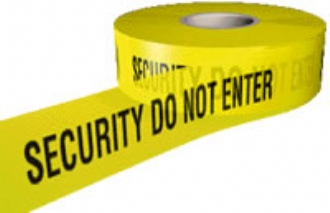 security - do not enter 