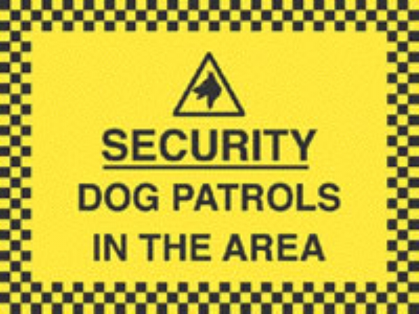 dog patrols in the area