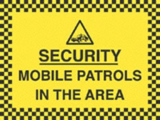 mobile patrols in the area 