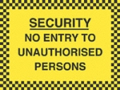 no entry to unauthorised persons 