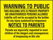Warning to Public Warning to Public