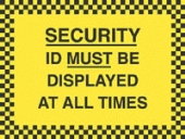 id must be displayed at all times 