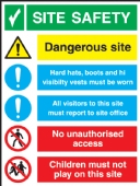 site safety board 