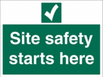 Site safety starts here 