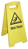 wet floor cleaning stand