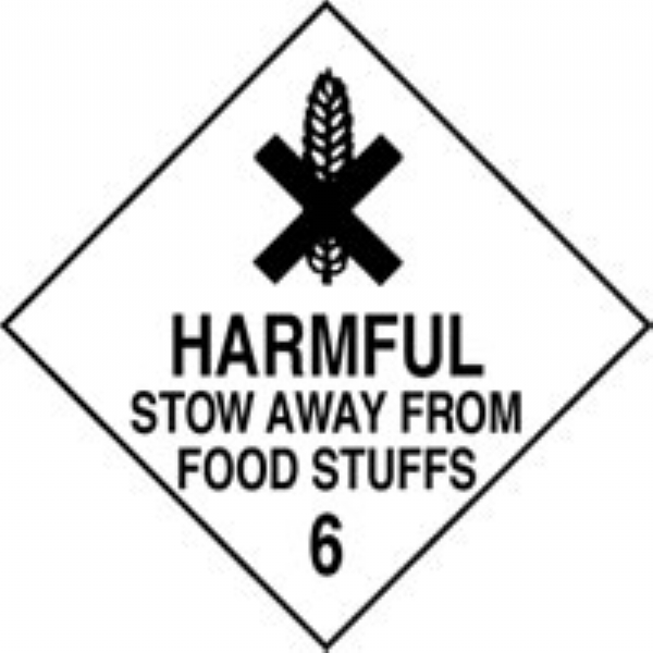 harmful stow away from foods 