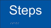 steps (white & blue) 