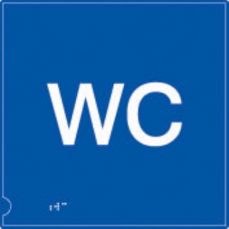 wc symbol - (white & blue) 