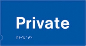 private (white & blue)