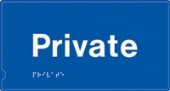 private (white & blue)