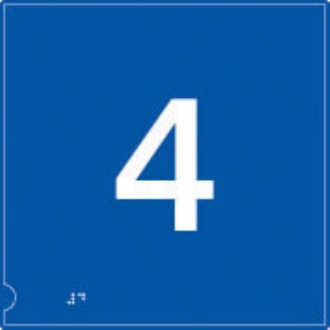 no.4 (white & blue) 