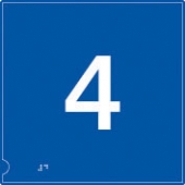 no.4 (white & blue) 