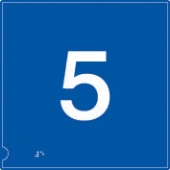 no.5 (white & blue) 