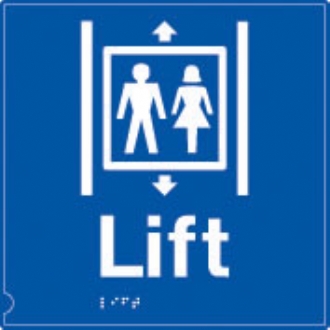 lift - (white & blue)