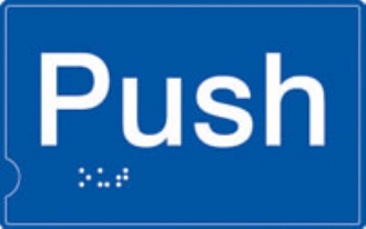 push - (white & blue)