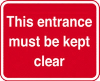this entrance must be keptc/w channel