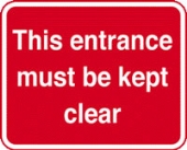 this entrance must be keptc/w channel