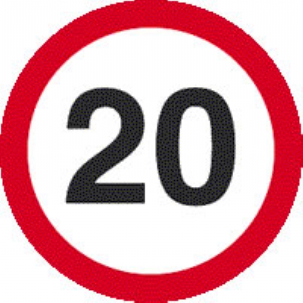 20 mph without channel 