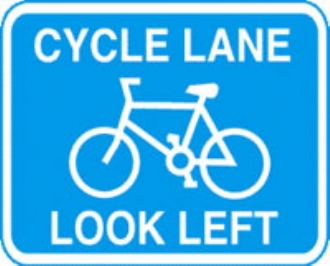 cycle lane without channel 