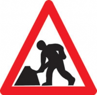 men at work ahead symbol 