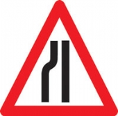 single file traffic symbol 