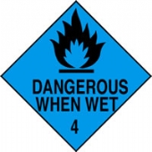 dangerous when wet 