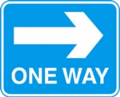 one way right with channel 