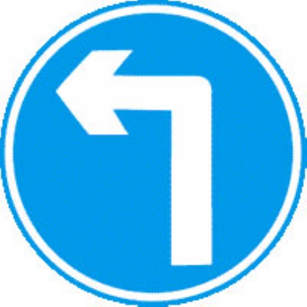 left turn with channel 