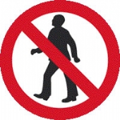 no pedestrians without channel